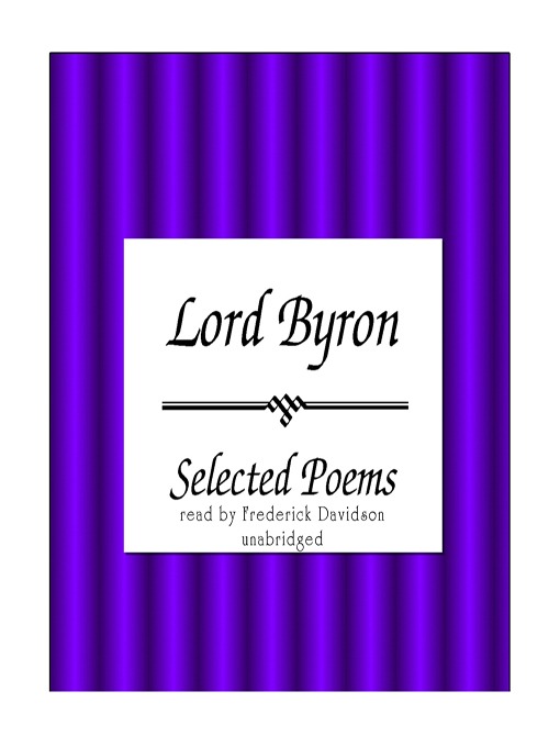 Title details for Lord Byron: Selected Poems by Lord Byron - Wait list